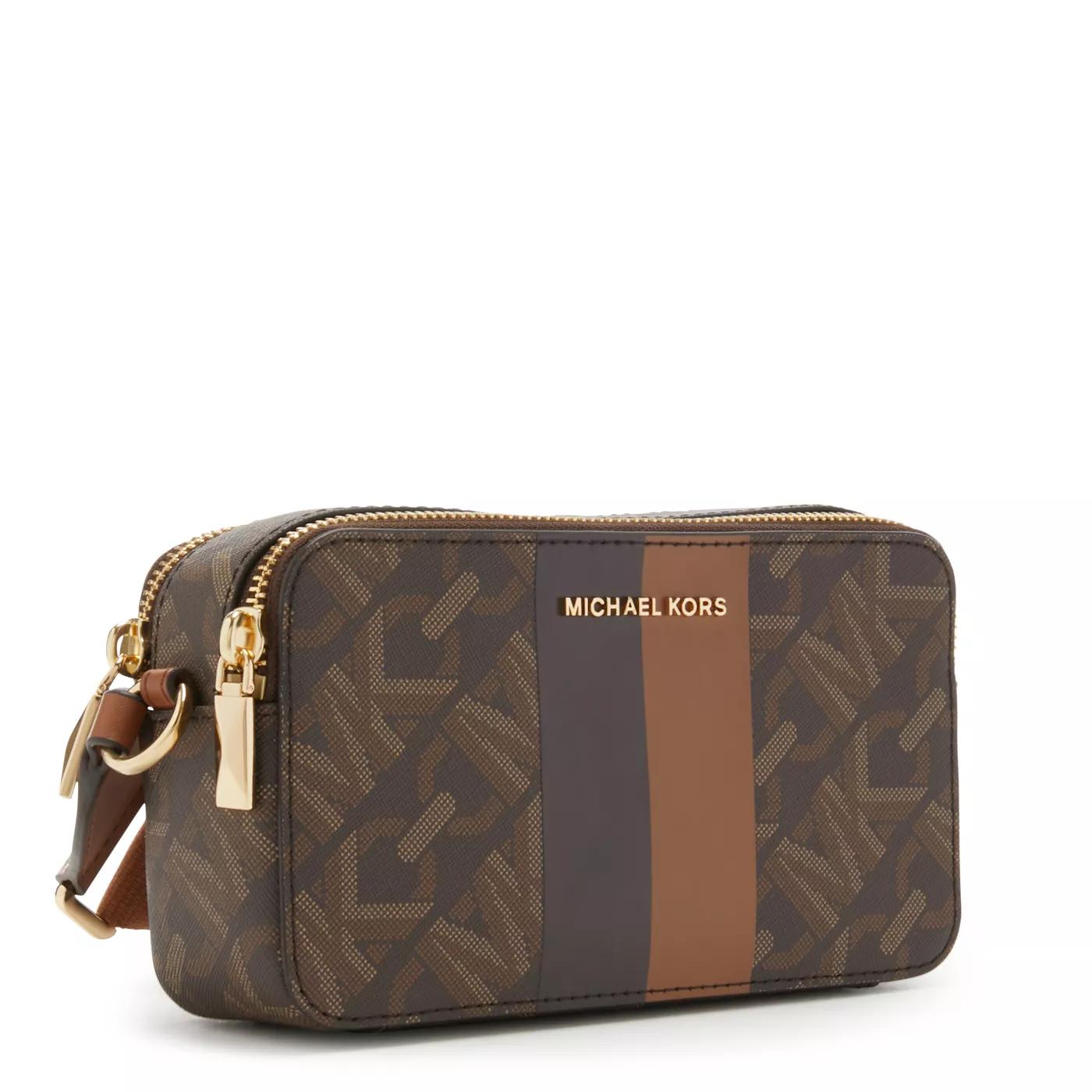 Michael Kors Crossbody bags Jet Set Small Double Zip Camra Chain Xbody in bruin