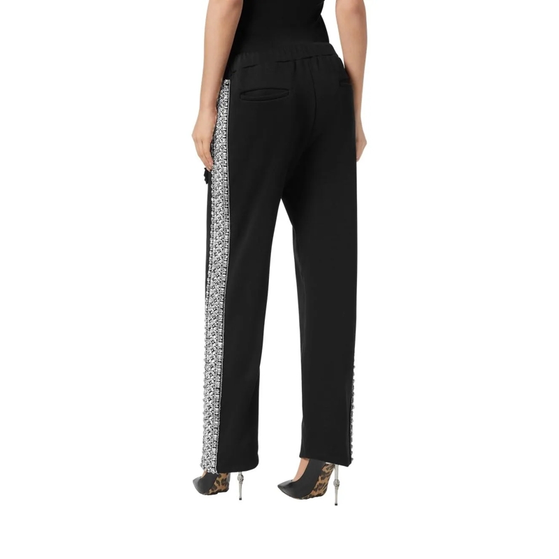 Philipp Plein Jogginghose Jogginghosen Crystal Verziert schwarz(Image 4)