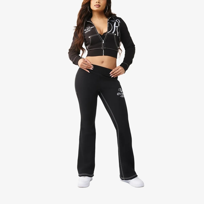 True Religion Blouson Zip-Hoodie schwarz(Image 2)