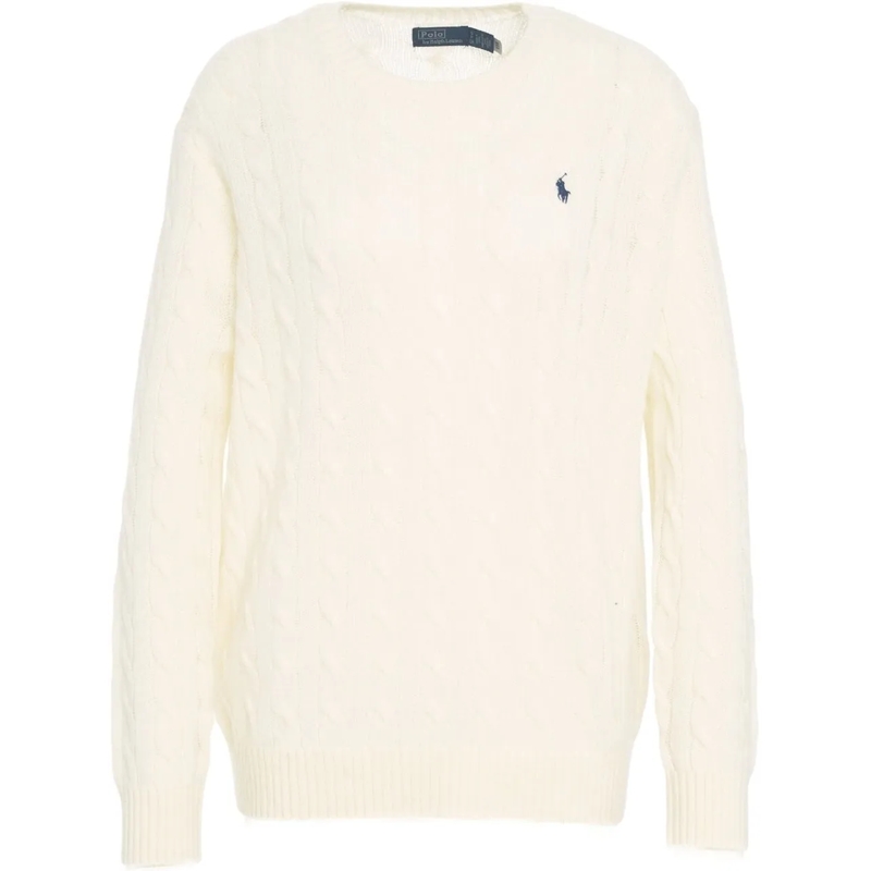 Ralph Lauren  Cable Knit Sweater weiß