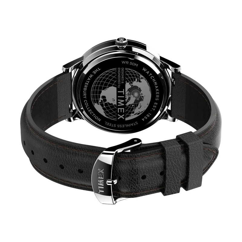 Timex Automatikuhr Analoge Uhr Waterbury Classic Day/Date weiss (Image 5)