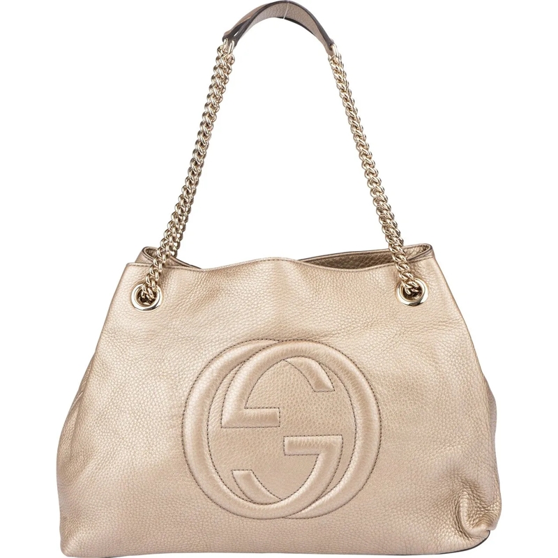 Gucci Schultertasche Gucci Leather GG Soho Shoulder Bag mehrfarbig