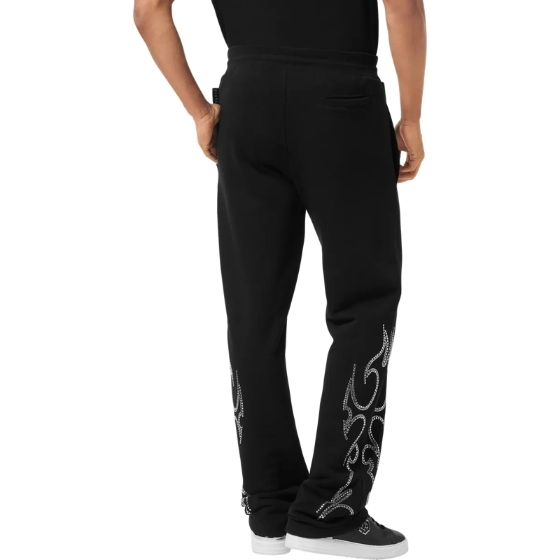 Philipp Plein Jogginghose Jogging Trousers Stud-Embellished schwarz(Image 2)