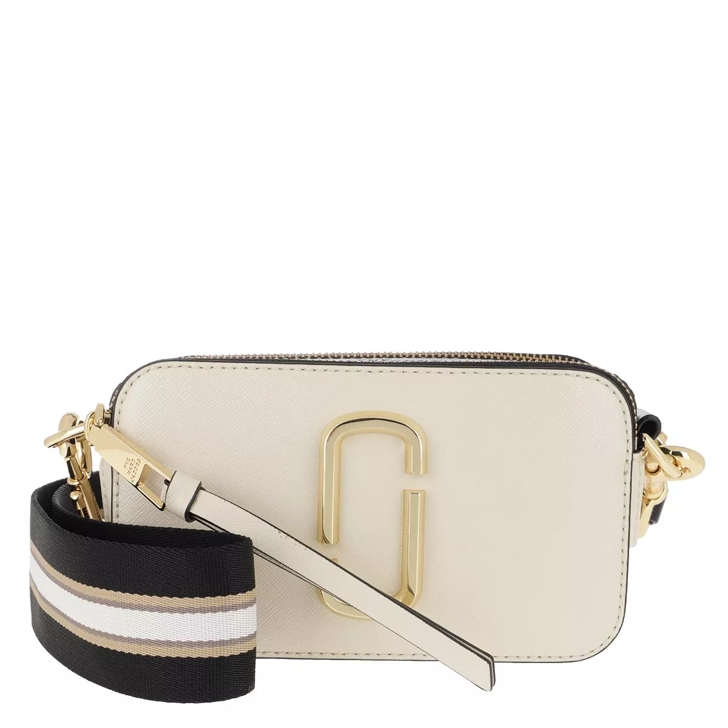 Marc Jacobs The Snapshot New White Cloud Multi Leather Camera Bag