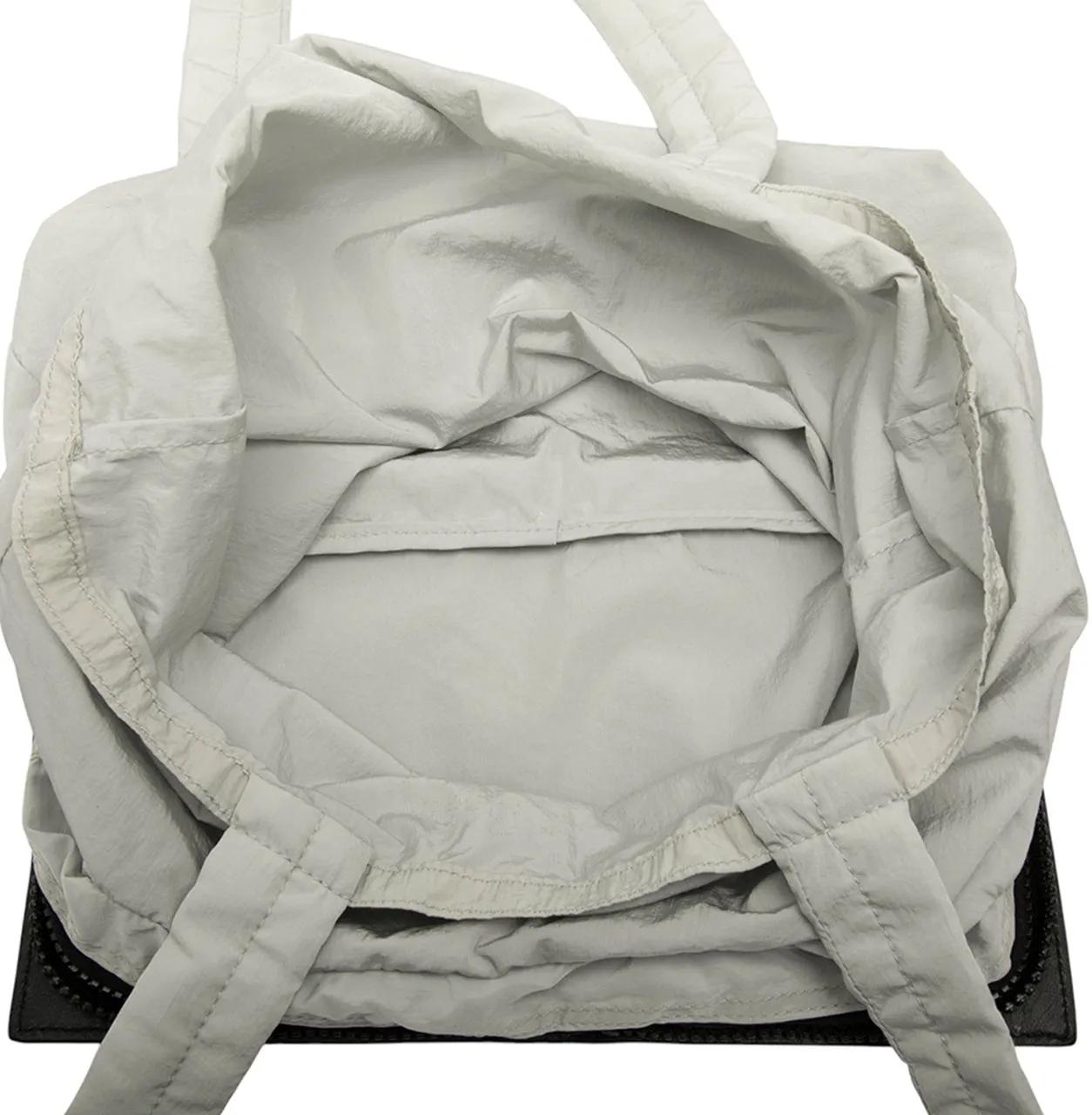 Thumbnail - Bottega Veneta Shopper - Intrecciato Trimmed Nylon Eco Tote - Gr. unisize - in Weiß - für Damen