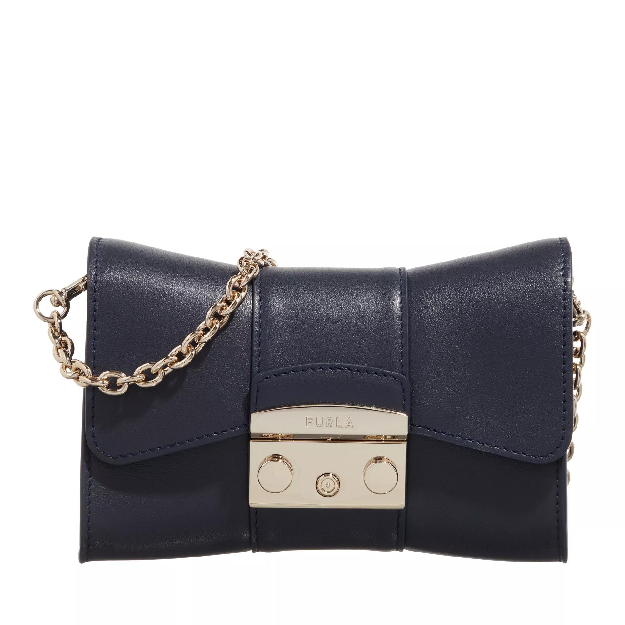 Furla Crossbody Bags - Metropolis Mini Crossbody Remix - Gr. unisize - in Blau - für Damen