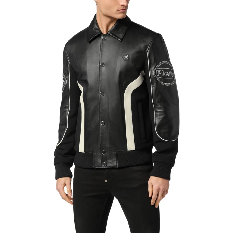 Philipp Plein Daunenjacke Bomberjacke schwarz(Image 3)