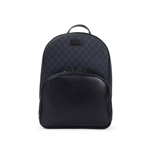 Gucci Gg Black Polyurethane Backpack Black Rugzak