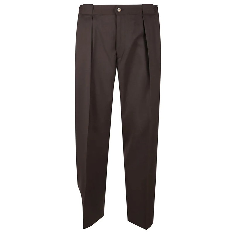 Briglia Anzugshose Tailored Brown Trousers With Classic Fit Black