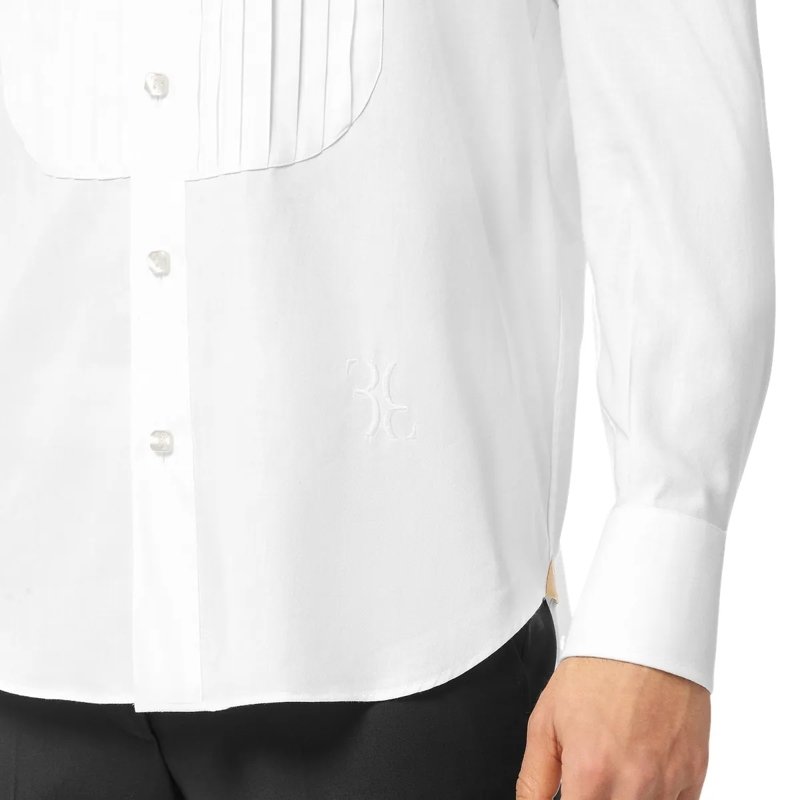 BILLIONAIRE Hemd Hemd Goldschnitt Ls weiss(Image 4)
