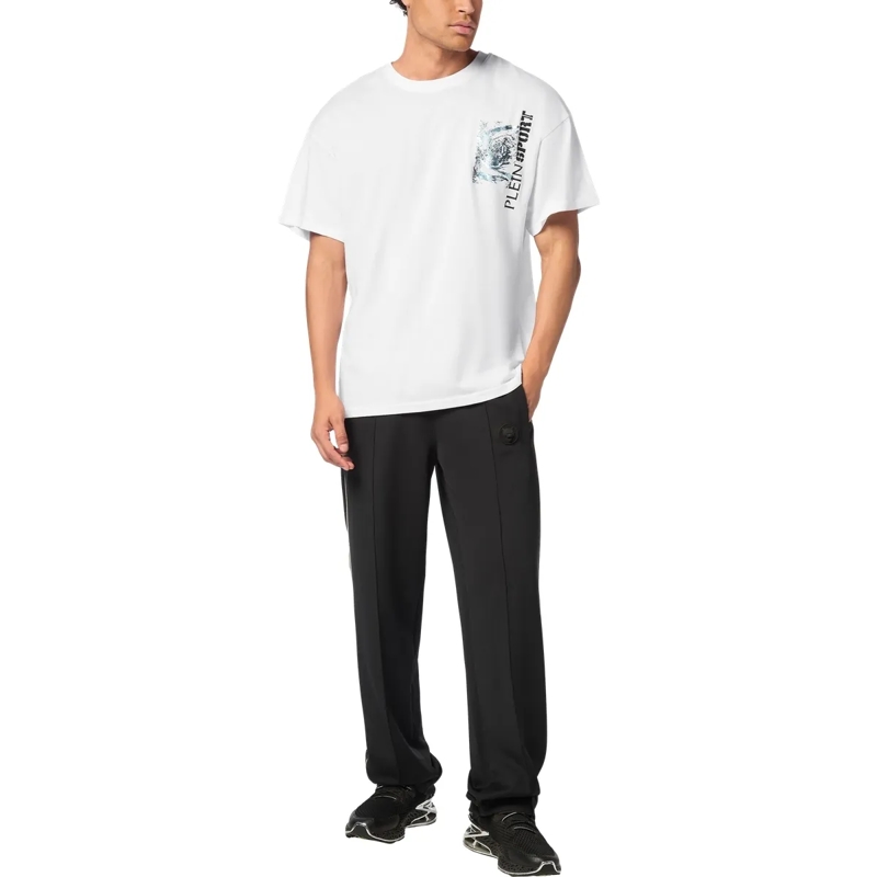 Plein Sport T-Shirt T-Shirt Rundhalsausschnitt Ss Tiger weiss(Image 4)