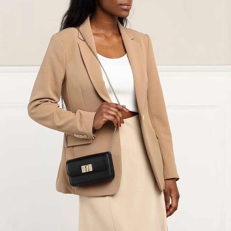 Furla Pochette Furla 1927 Mini Crossbody Nero(Image 2)