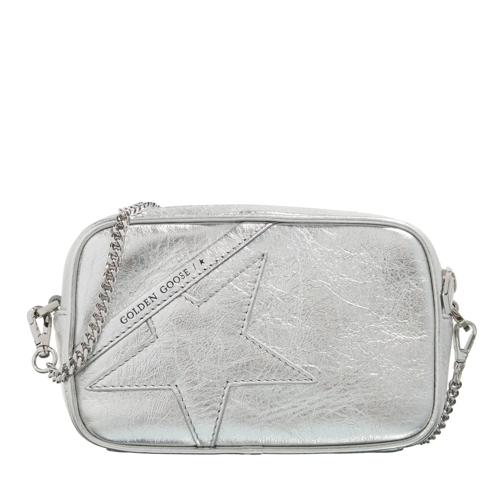 Golden Goose Mini Star Bag Silver Sac à bandoulière