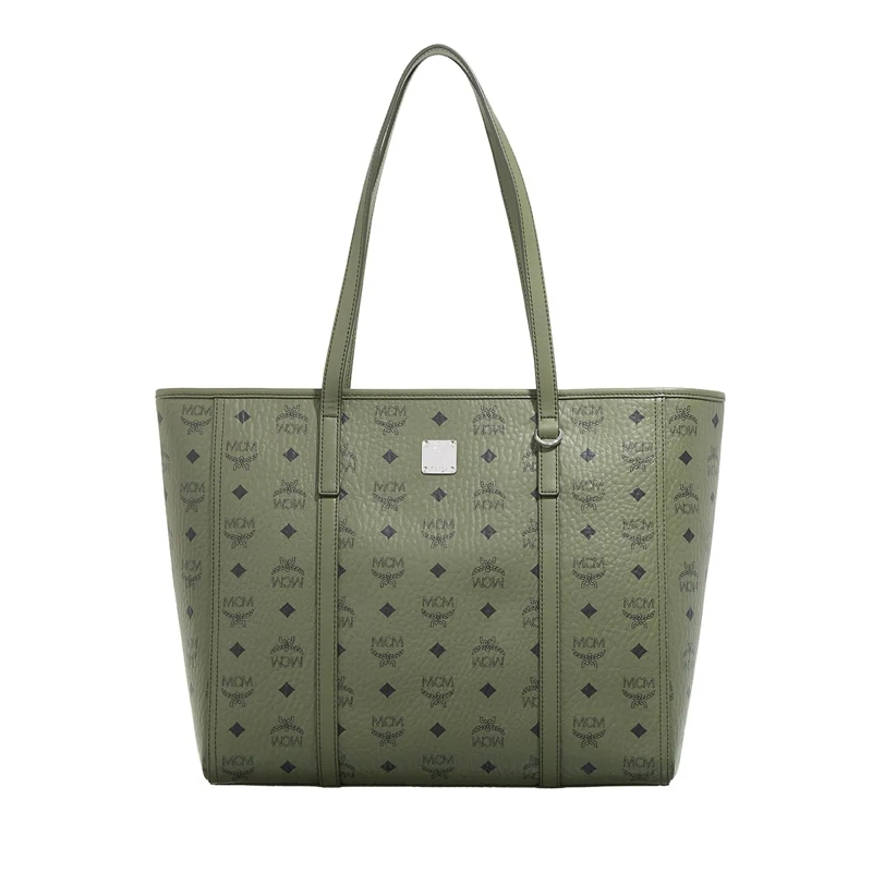 MCM Shopper Mcm Toni Shopper Medium Khaki Moss