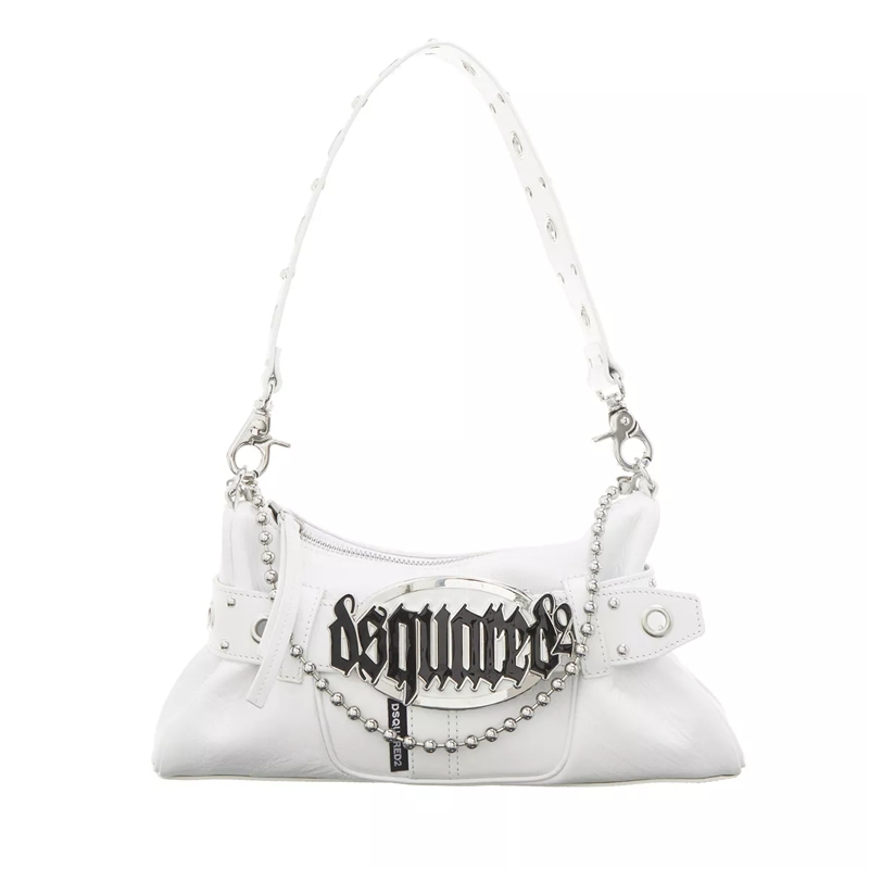 Dsquared2 Schultertasche Shoulder Bag in Vitello White