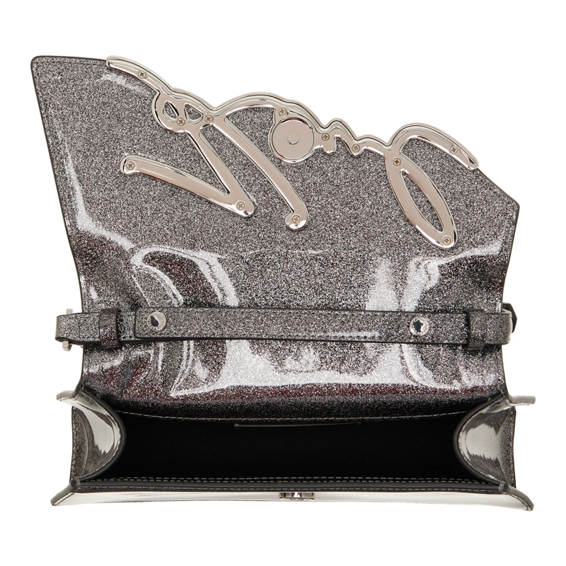 Karl Lagerfeld Satchel K/Signature 2.0 Sp Md Shb Glitter Black(Image 5)