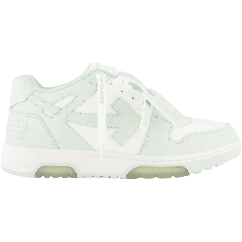 Off-White Low-Top-Sneaker Heren Out Of Office Sneaker Wit/Mint weiß
