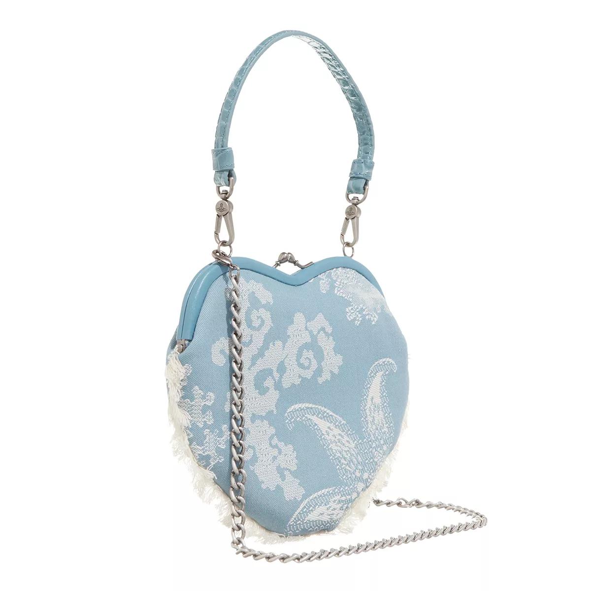 Vivienne Westwood Crossbody bags Belle Heart Frame Purse in blauw