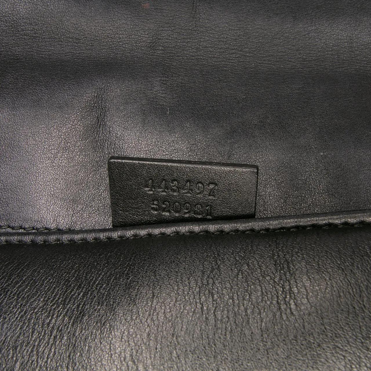 Thumbnail - Gucci Hobo Bags - Medium GG Marmont Bicolor Matelasse Leather Should - Gr. unisize - in Schwarz - für Damen