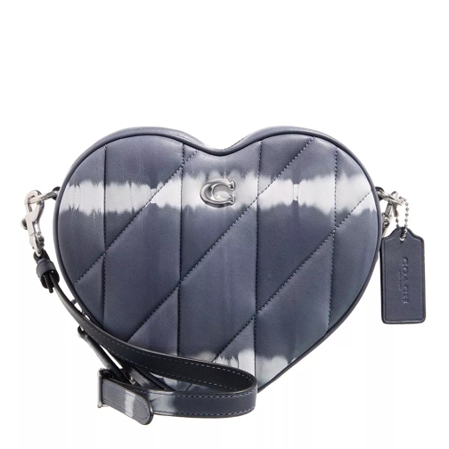 Coach Quilted Tie-Dye Heart Crossbody lh/midnight navy multi Crossbodytas