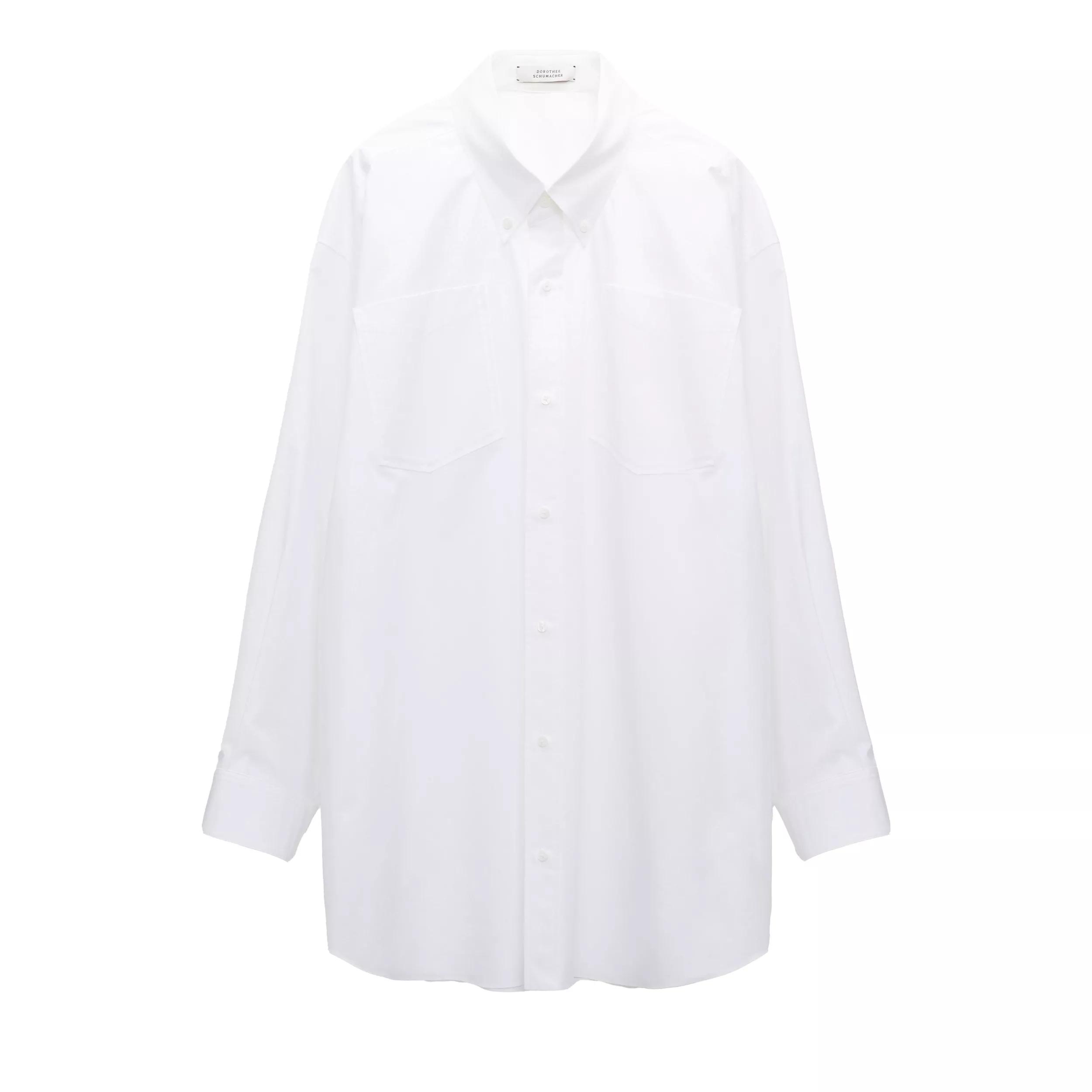 Dorothee Schumacher - POPLIN POWER blouse - Größe 32 - white