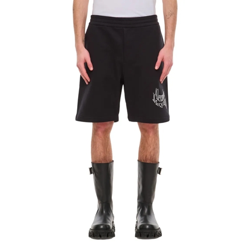 Alexander McQueen Legere Shorts Cotton Short Black