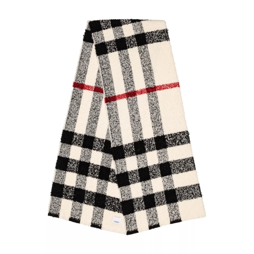 Burberry Vintage Check Knitted Scarf Natural/White Kashmirsjal