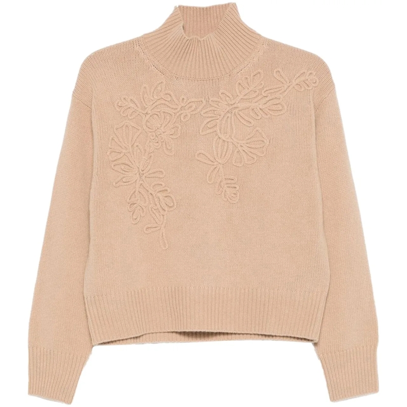 Ermanno Firenze  Sweaters Camel beige