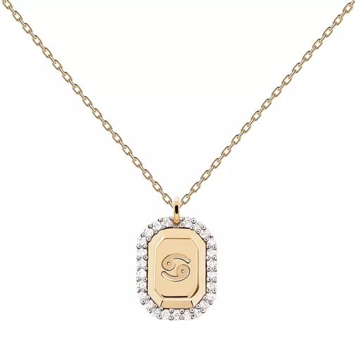 PDPAOLA Cancer Necklace Gold Collier moyen
