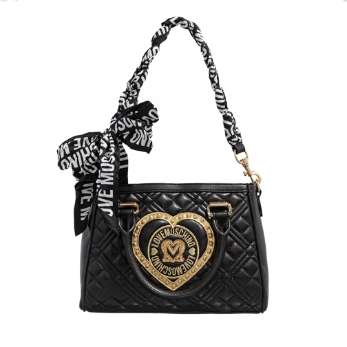Love Moschino Quilted Scarf Black Borsa a tracolla