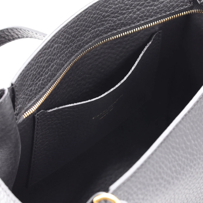 Gianni Chiarini Sac à bandoulière Tasche Bloom aus Leder schwarz(Image 10)
