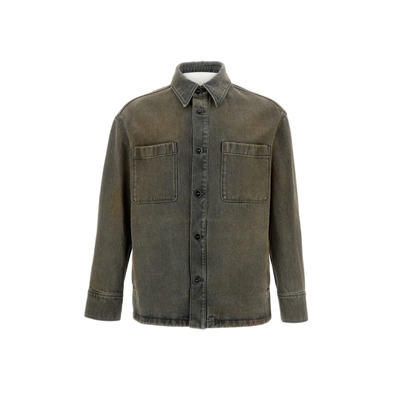 Fendi Jeansjacke Heavy Cotton Shirt Green