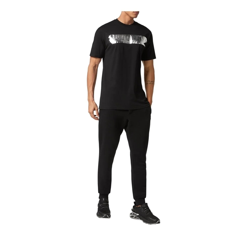 Plein Sport T-Shirt T-Shirt Rundhalsausschnitt Silver Brush schwarz(Image 2)