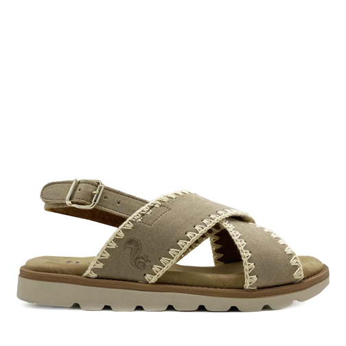 thies thies 1856 ® Rec Soft Woven Sandal taupe (W/X) taupe Sandaal