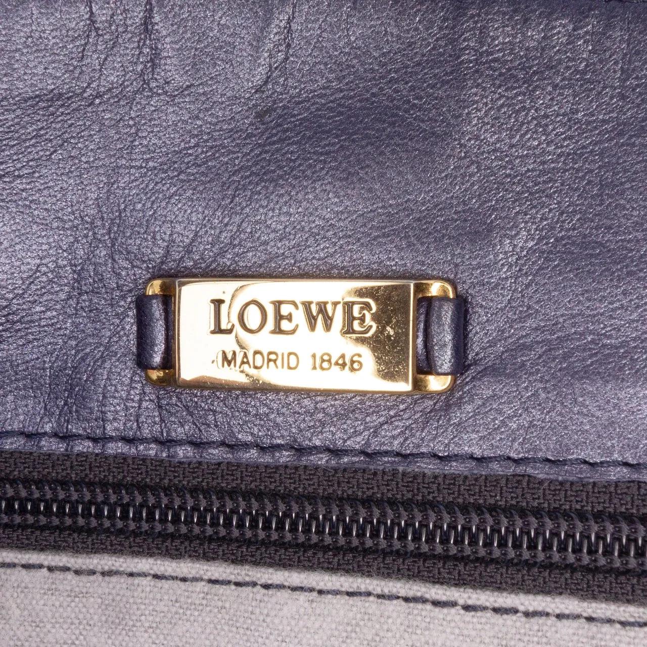 Thumbnail - Loewe Hobo Bags - Anagram Leather Shoulder Bag - Gr. unisize - in Blau - für Damen