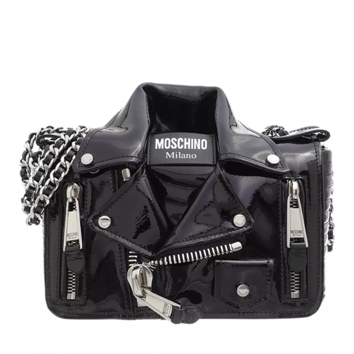 Moschino Shoulder Bag  Fantasy Print Black Crossbodytas