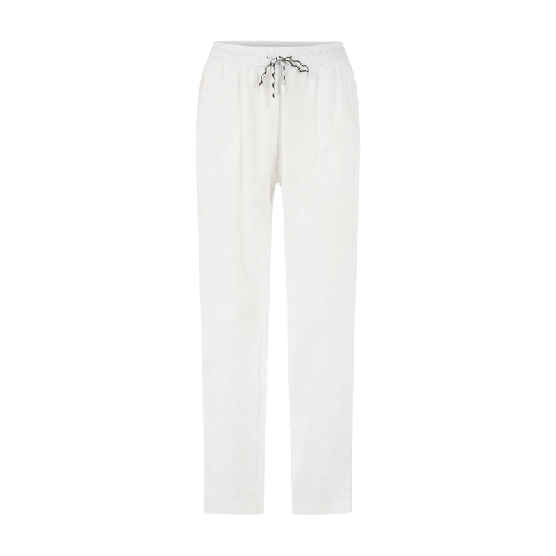 Marc Cain Pantalons décontractés Relaxed-Fit Hose Ranchi weiß