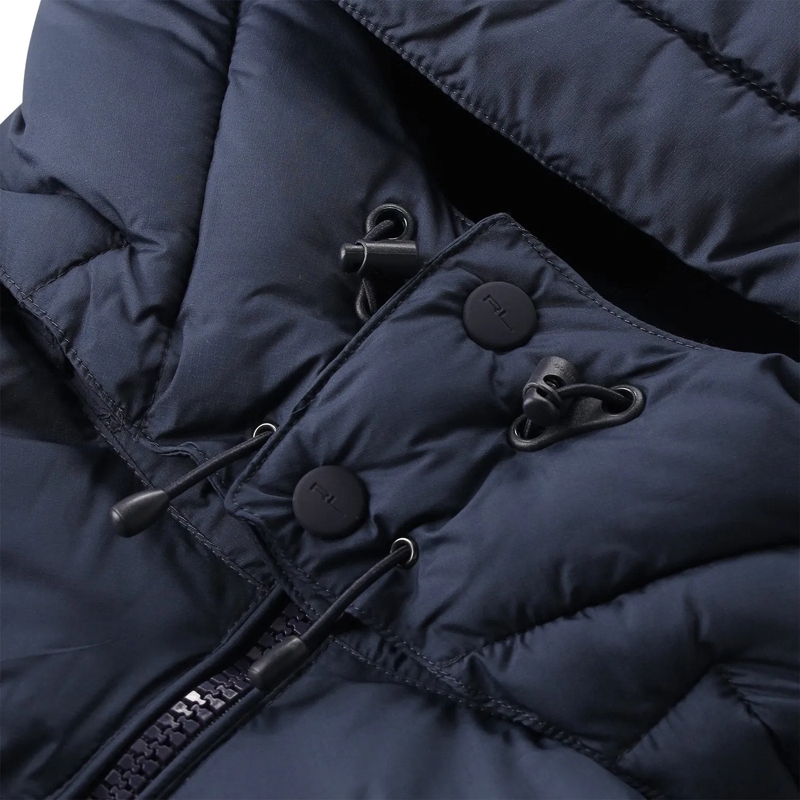Polo Ralph Lauren Daunenjacke Gorham Down Jacket In Navy Blue Fabric Blue(Image 9)