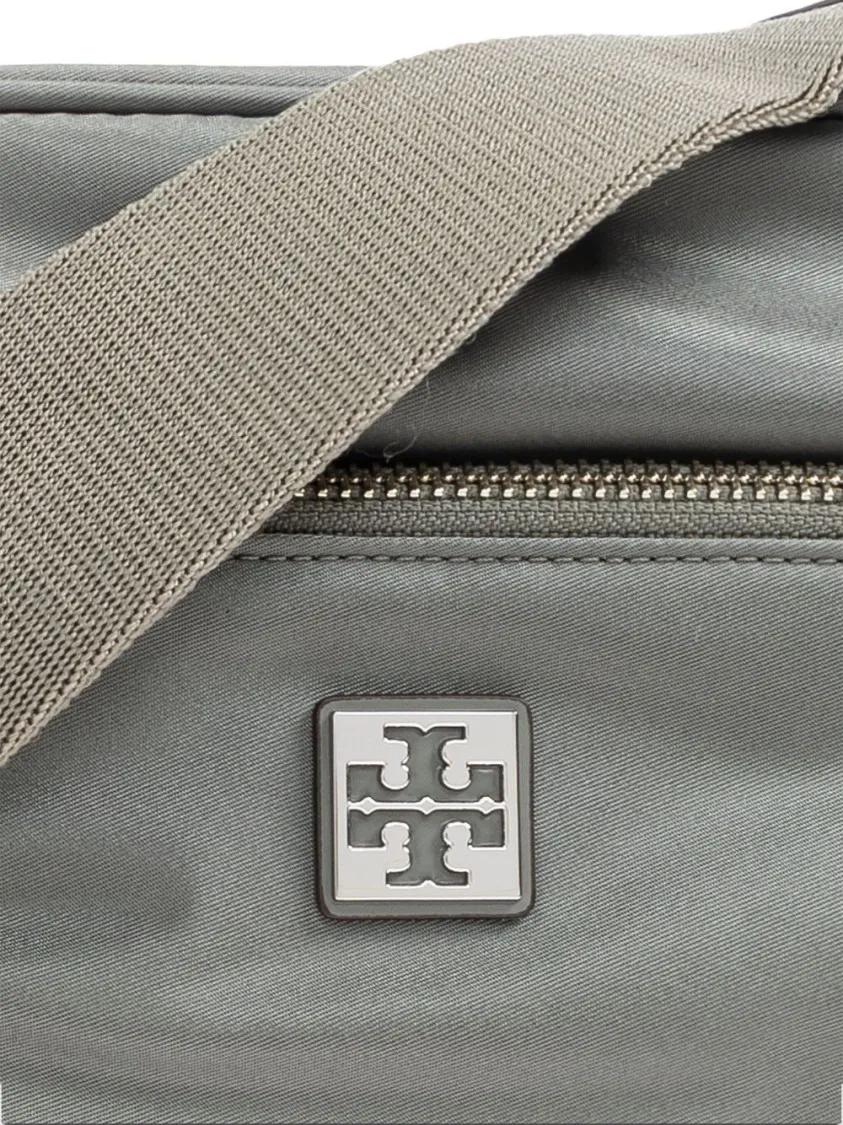 Thumbnail - Tory Burch Hobo Bags - Rectangular Grey Shoulder Bag With Adjustable Stra - Gr. unisize - in Grau - für Damen