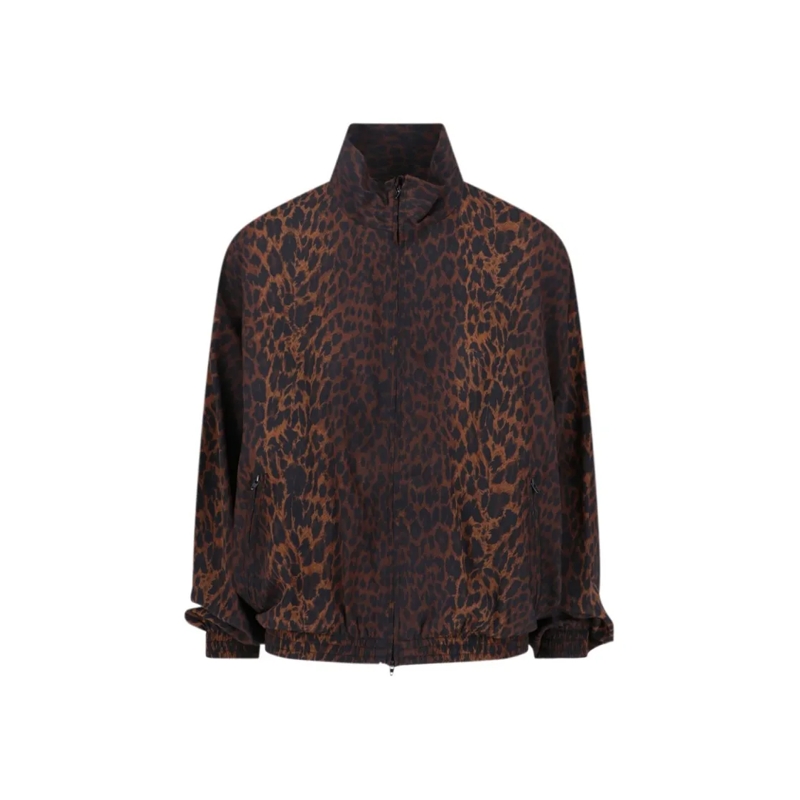 Balenciaga Übergangsjacke Leopard Print Jacket – Leopard Print Brown