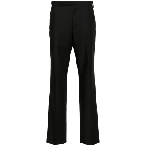 Lardini  Black Virgin Wool-Mohair Blend Pants Black