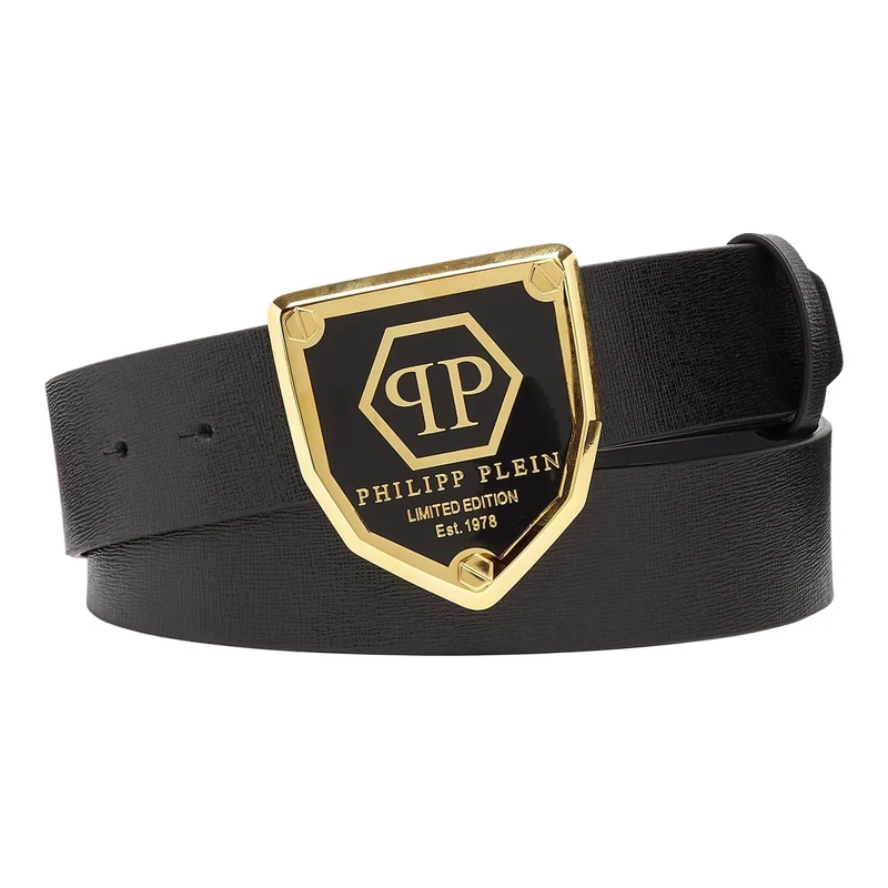Philipp Plein Gürtel Gürtel Hexagon schwarz