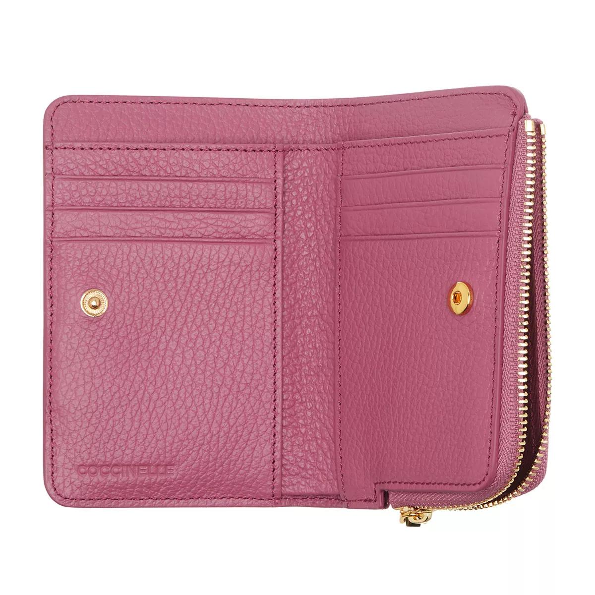 Coccinelle Myrine Pulp Pink Bi Fold Wallet