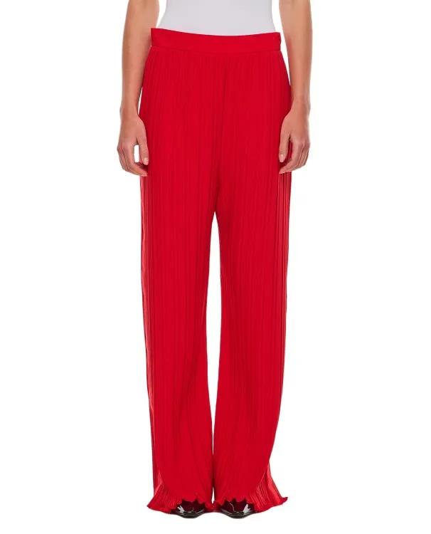 Lanvin - Pleated Pants - Größe 38 - rot