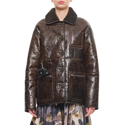 Saks Potts Lederjacken Ada Jacket Brown