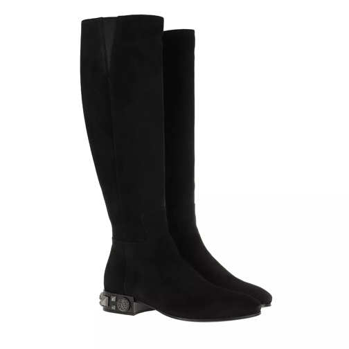 Dolce&Gabbana Napoli Heel Boots Suede Black Stövlar