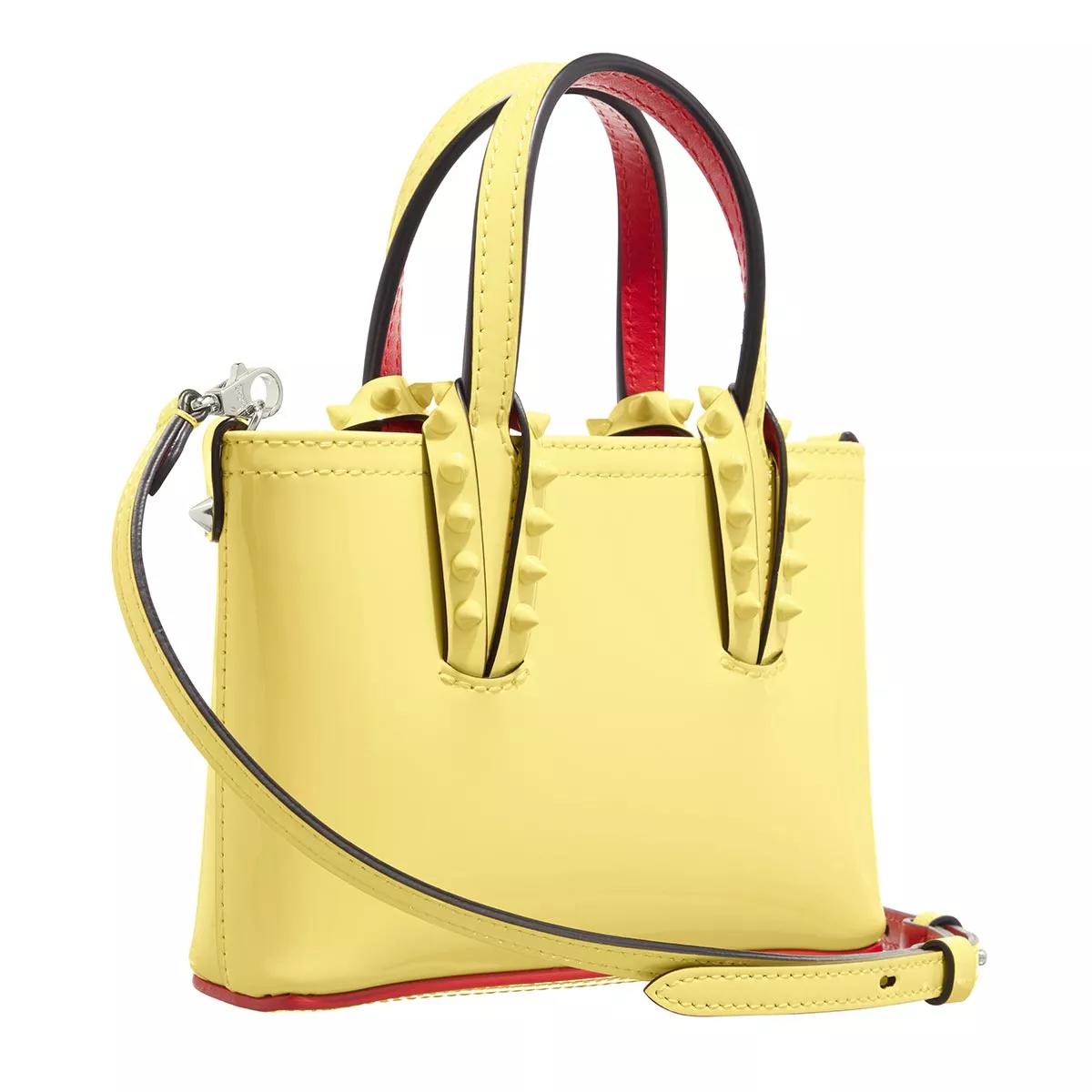 Cabata Patent Leather Tote Bag in Yellow - Christian Louboutin