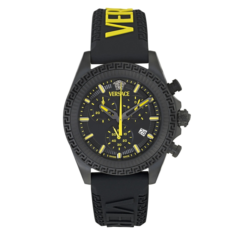 Versace Quarzuhr Quarz-Chronographenuhr Versace Fornax schwarz