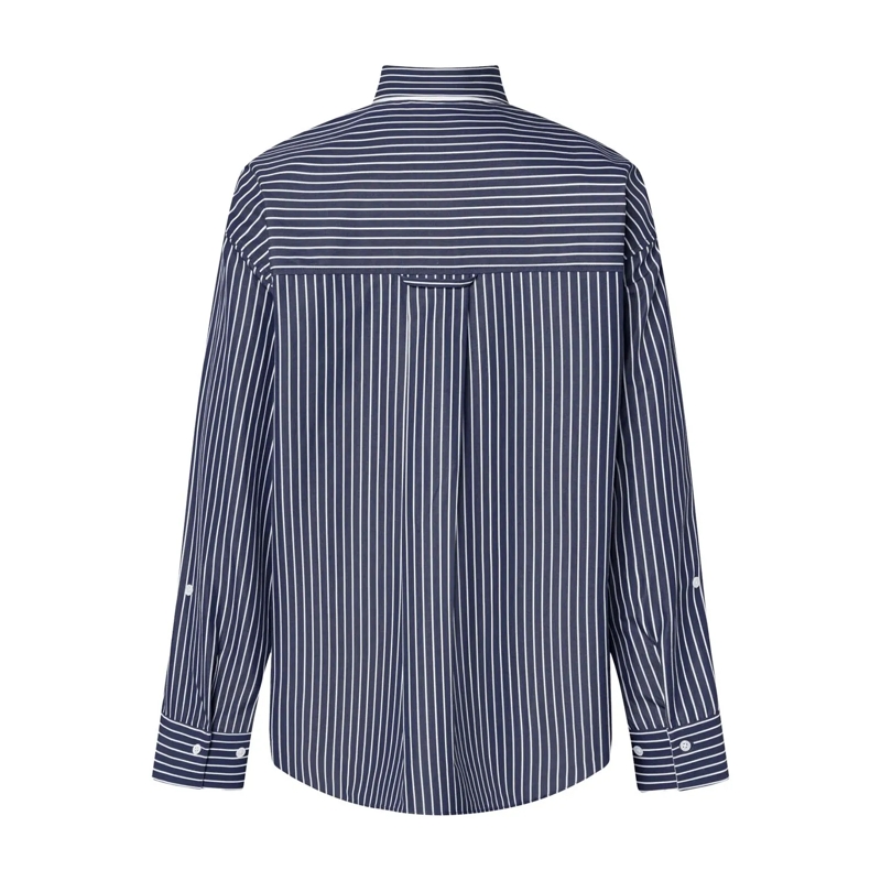 windsor. Bluse Hemdbluse aus Baumwolle blau(Image 2)