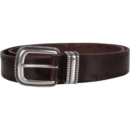 Orciani Gürtel Bull Soft Belt Brown schwarz